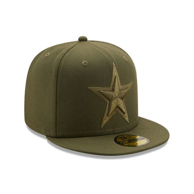 Dallas Cowboys New Era Olive Tonal Snapback Hat