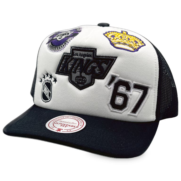 Los Angeles Kings Retro Mitchell and Ness Gridlock Trucker Snapback Hat