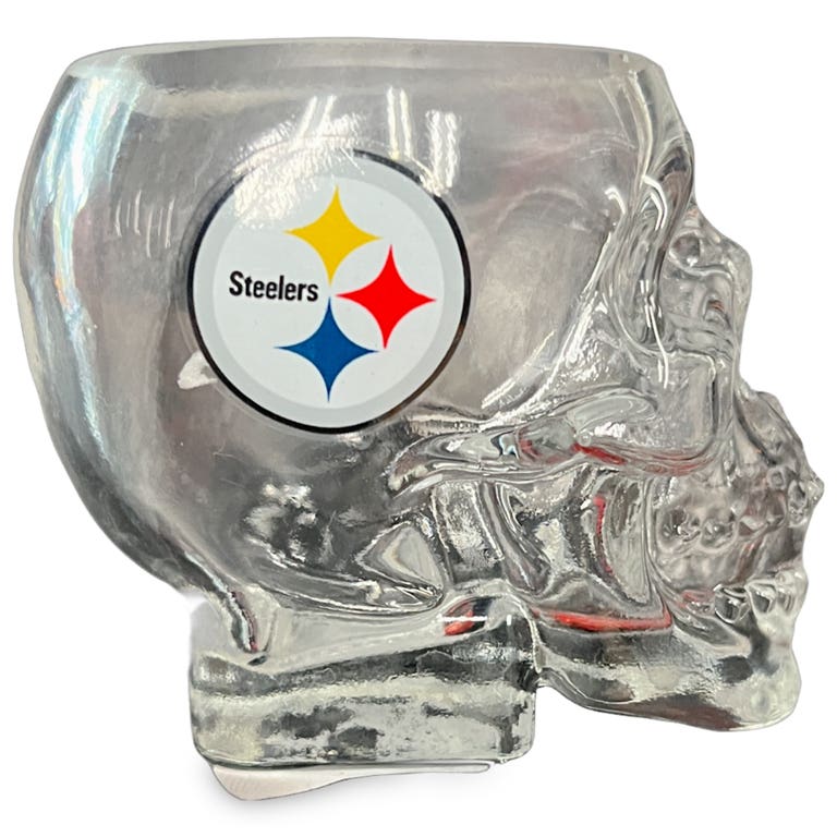 Pittsburgh Steelers Skull Shaped Shot Glass