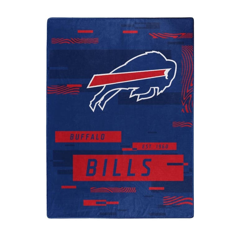 Buffalo Bills Digital Design Raschel Blanket 60x80"