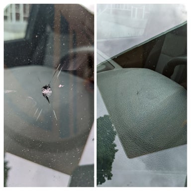 Windshield repair for rock chip repair Murray Utah