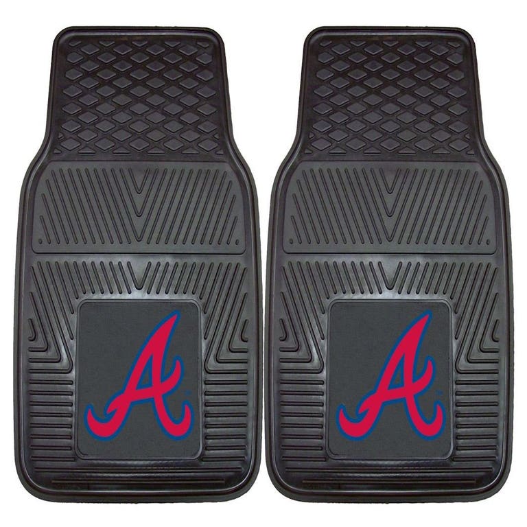 Atlanta Braves Heavy Duty 2-Piece Vinyl Car Mats