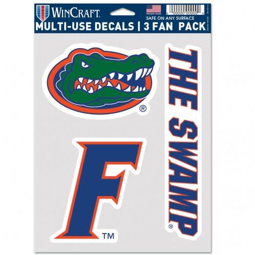 Florida Gators Multi Use 3 Pack Fan Decals