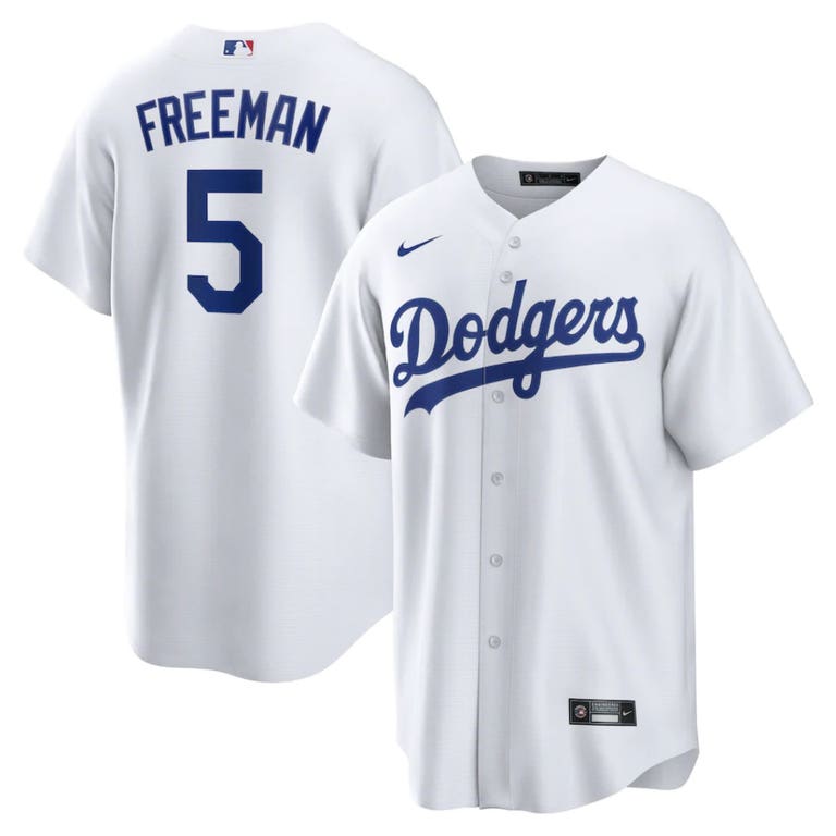 Los Angeles Dodgers Freddie Freeman #5 Nike Home Jersey