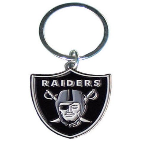 Las Vegas Raiders Mega Chrome Keychain