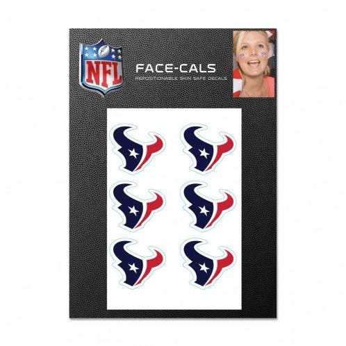 Houston Texans Face Cals Tattoos