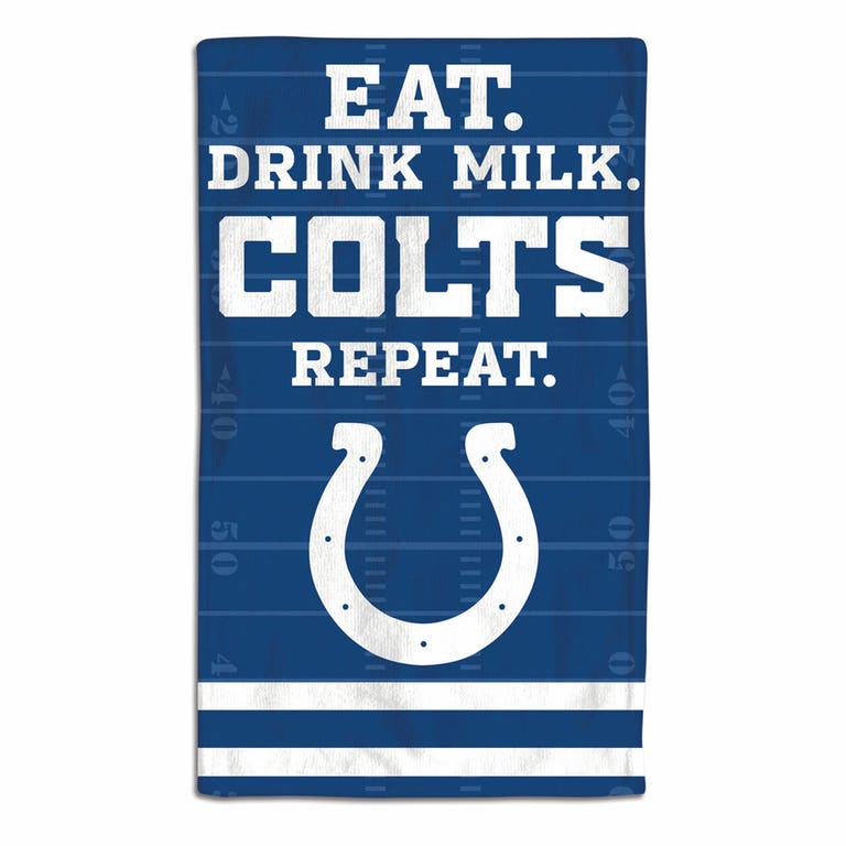 Indianapolis Colts Baby Burp Cloth 10x17"