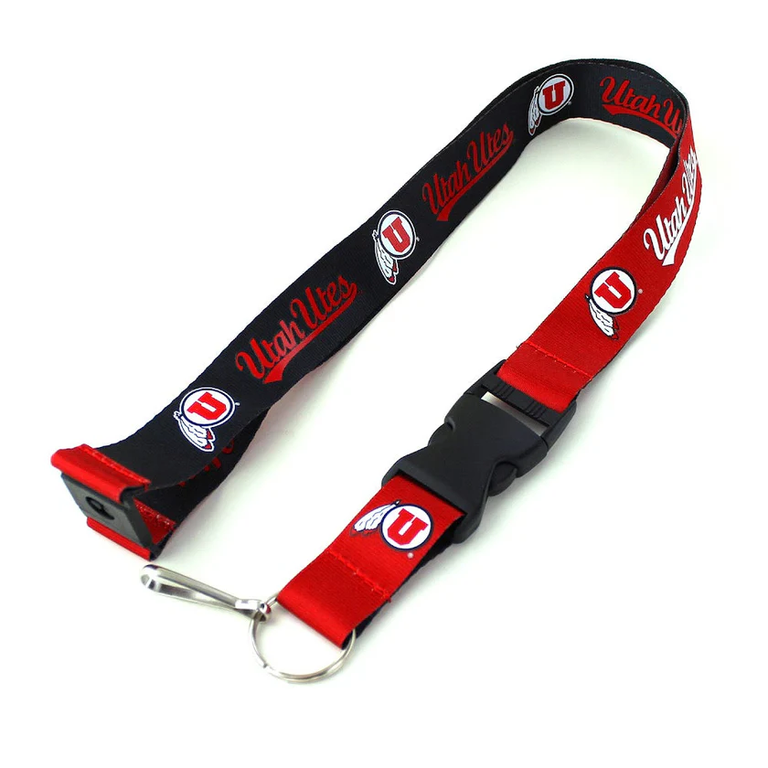 Utah Utes Reversible Lanyard