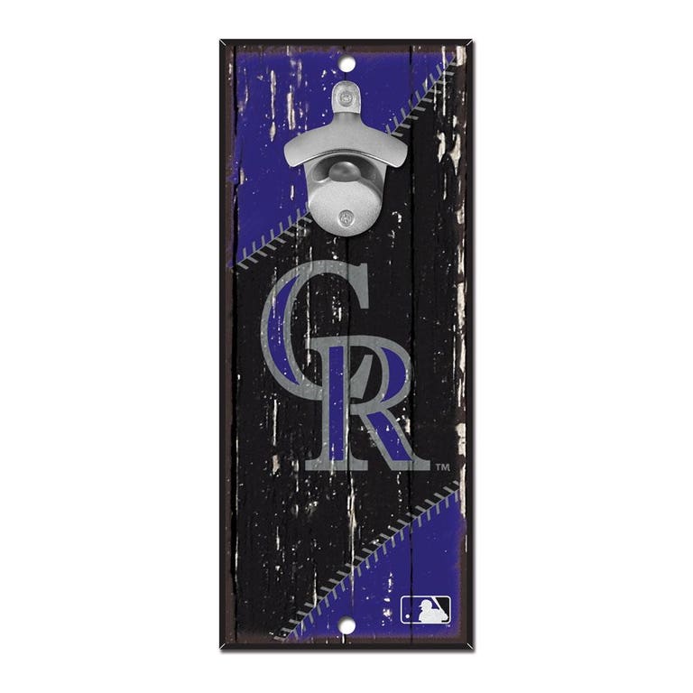 Colorado Rockies Wood Bottle Opener 5x11"