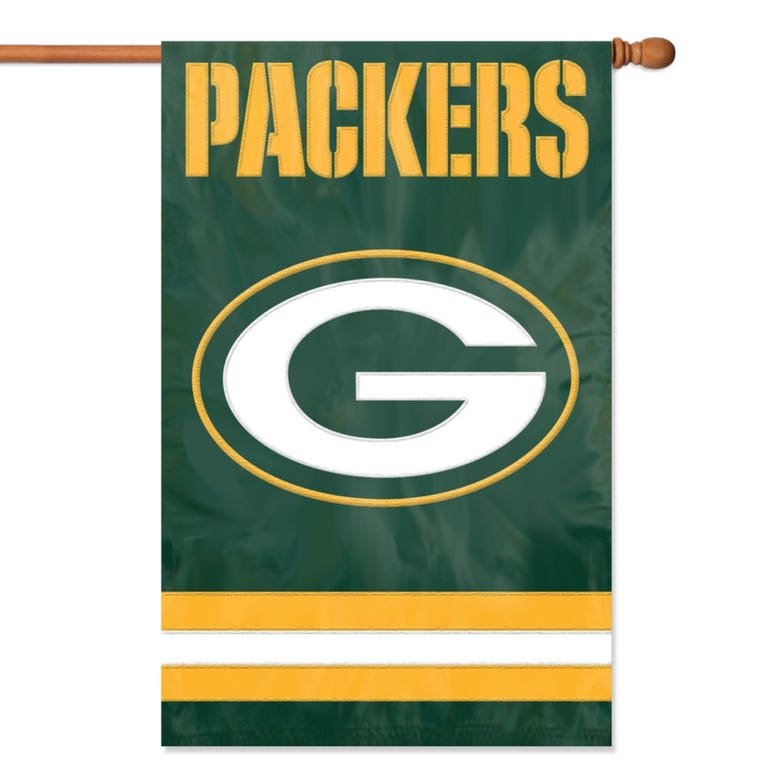 Green Bay Packers Embroidered 2-Sided Banner 28x44"