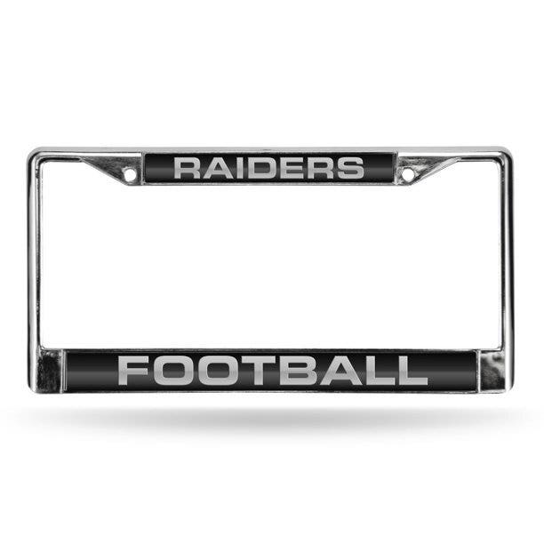 Las Vegas Raiders Laser Chrome License Plate Frame