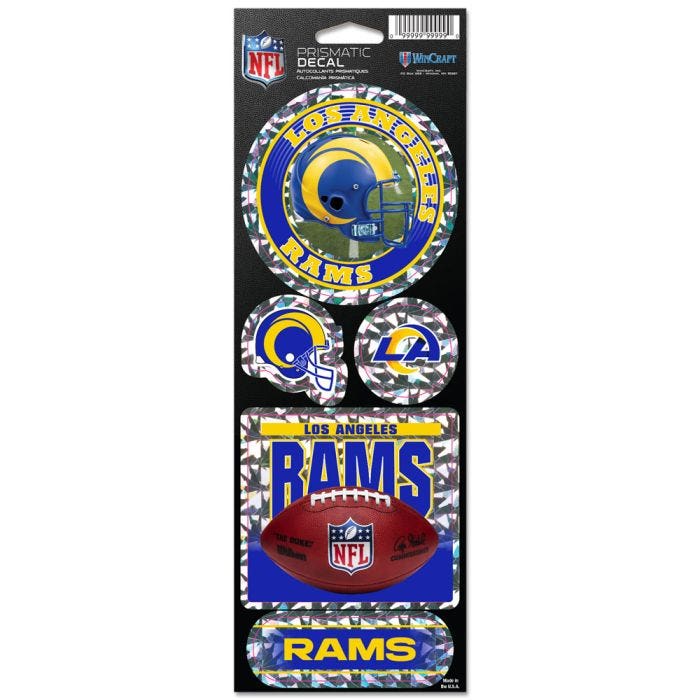 Los Angeles Rams Prismatic Decal