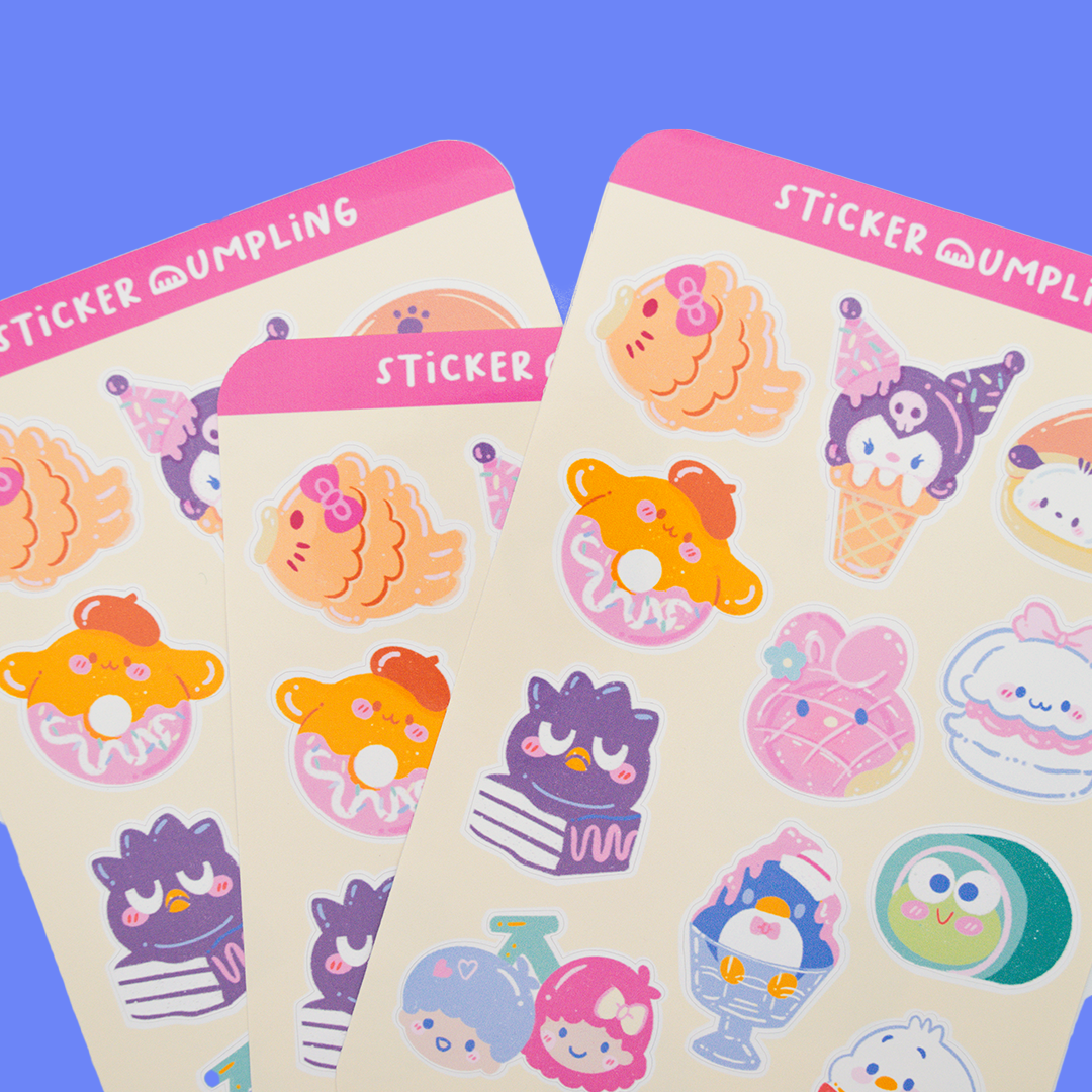 Sanrio Sweets Sticker Sheet