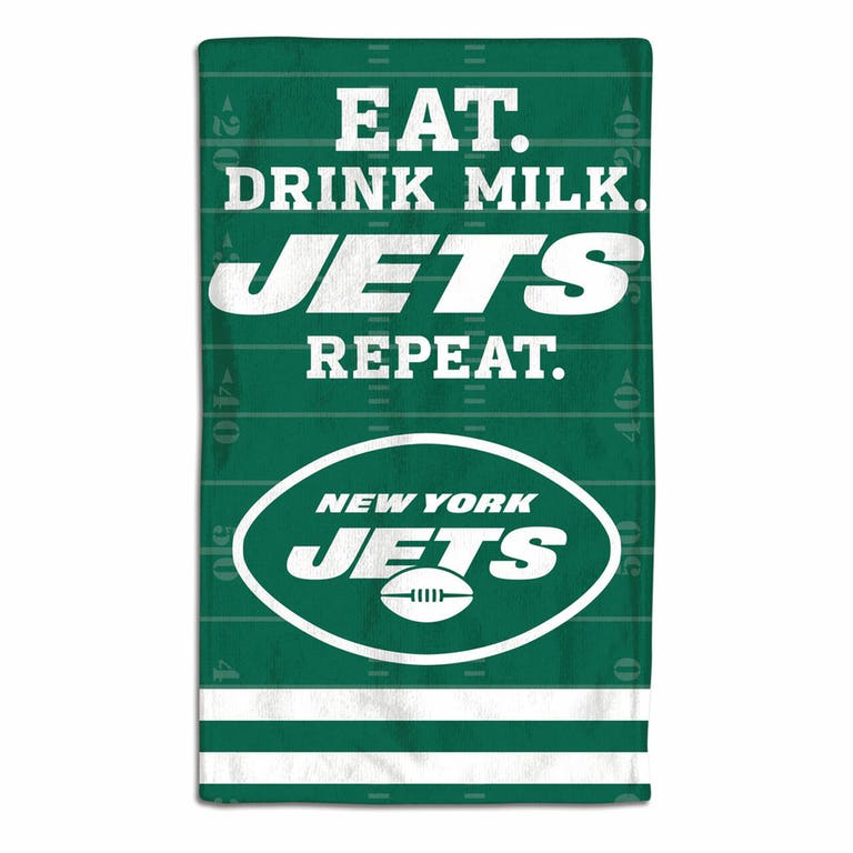 New York Jets Baby Burp Cloth 10x17"