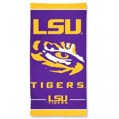 LSU Tigers Beach Towel