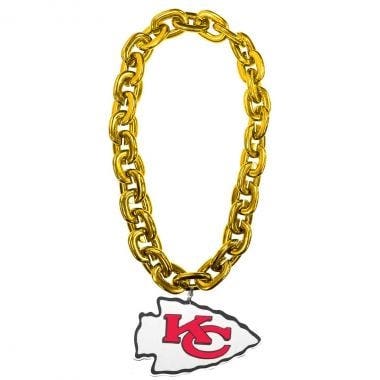 Kansas City Chiefs Gold Fan Chain