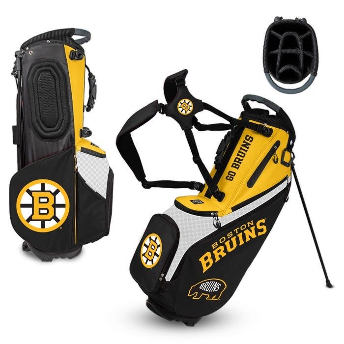 Boston Bruins Hybrid Back Nine Carry Golf Bag