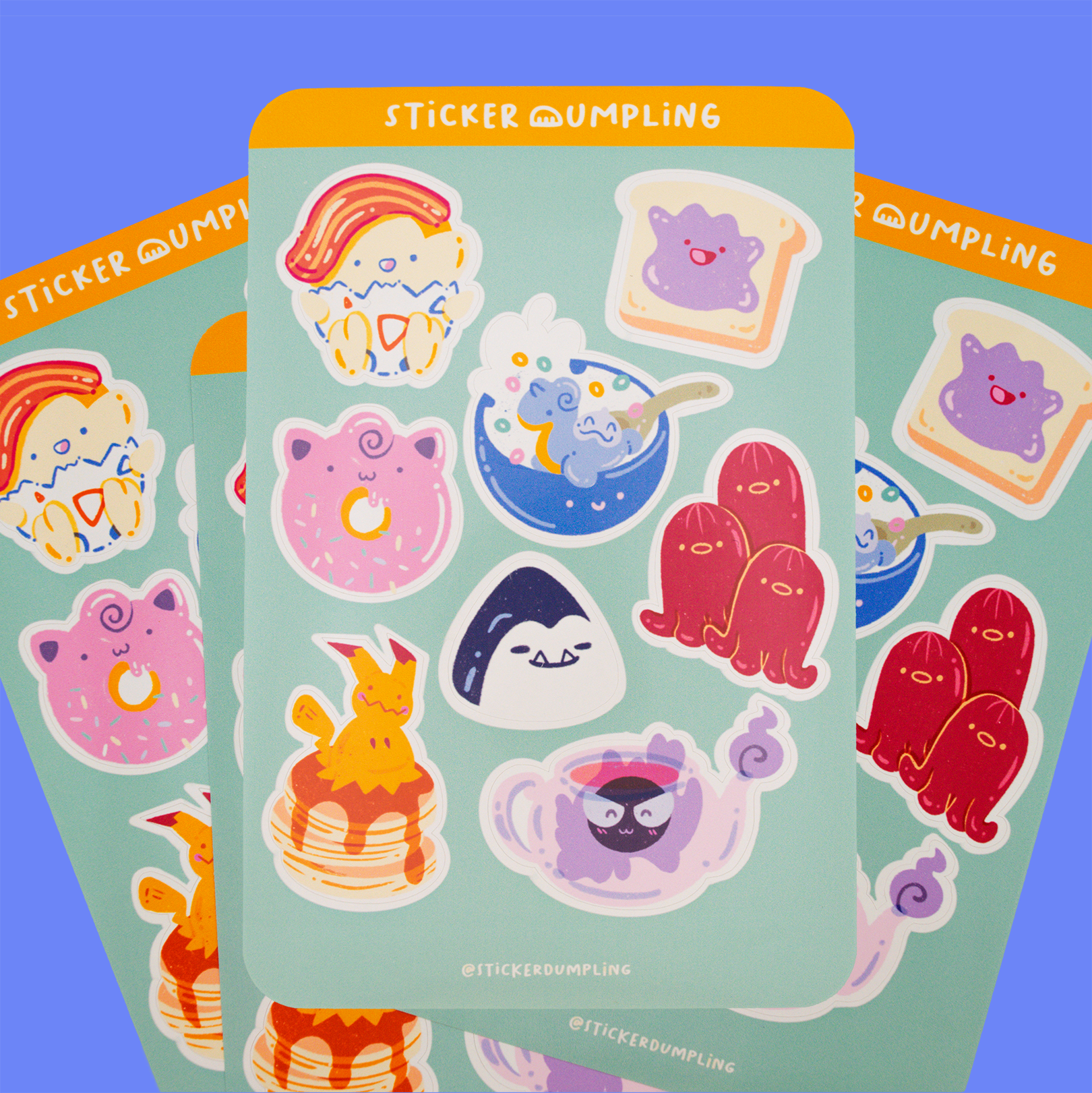 Poke Breakfast Sticker Sheet