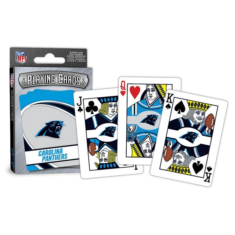 Carolina Panthers Logo Playing Cards