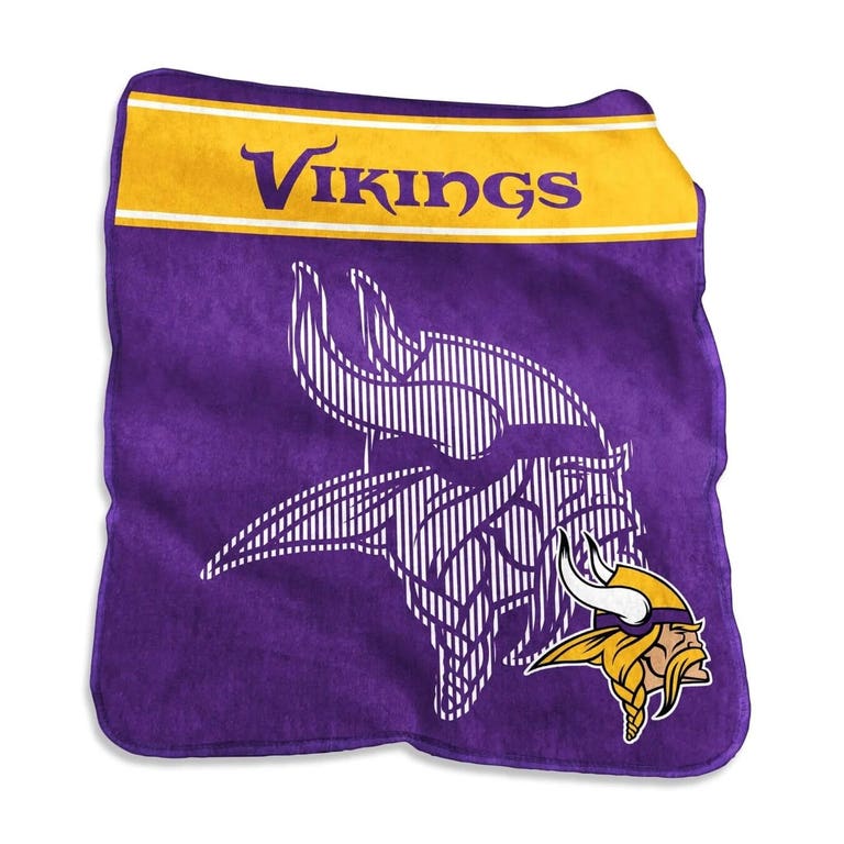 Minnesota Vikings Field Day Raschel Throw Blanket 60x80"⁠