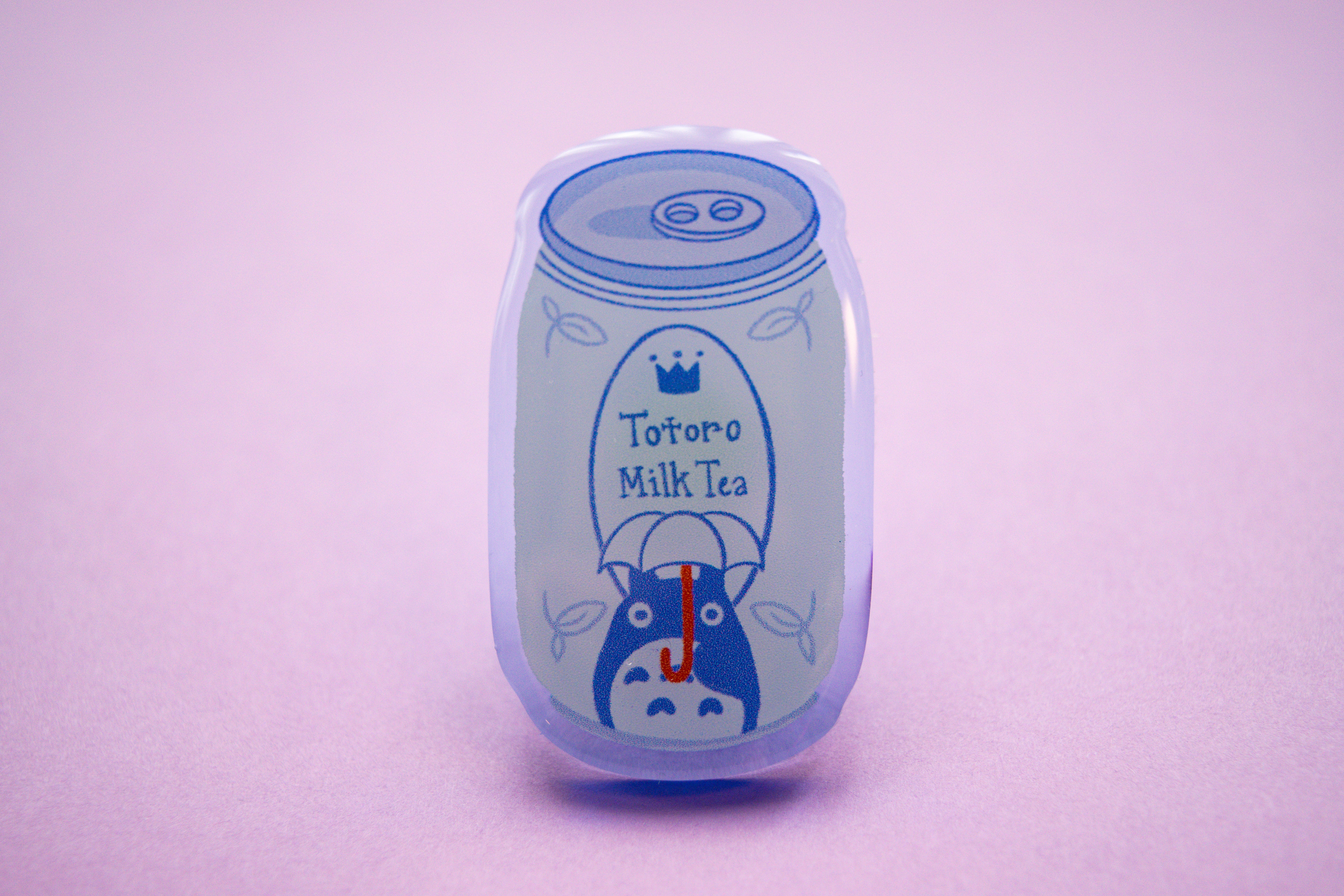 Totoro Milk Tea Pin