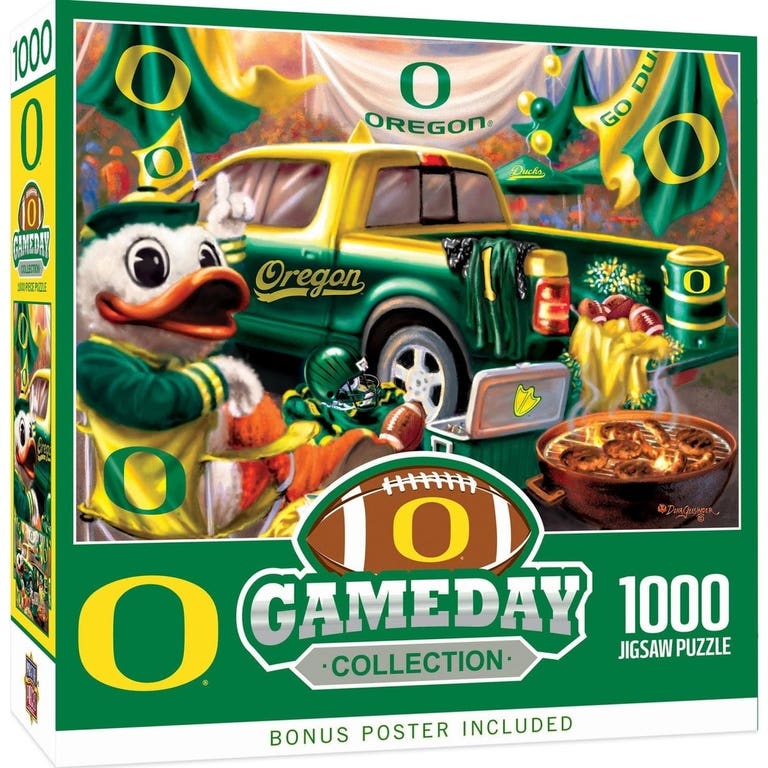 Oregon Ducks 1000 Piece Gameday Design Puzzle