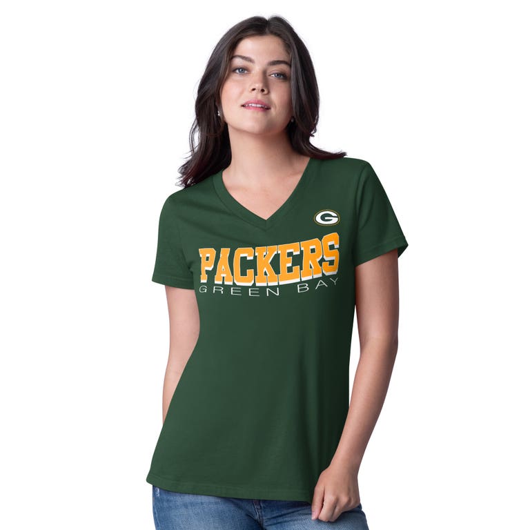 Green Bay Packers Ladies Green Downtown g-III Shirt