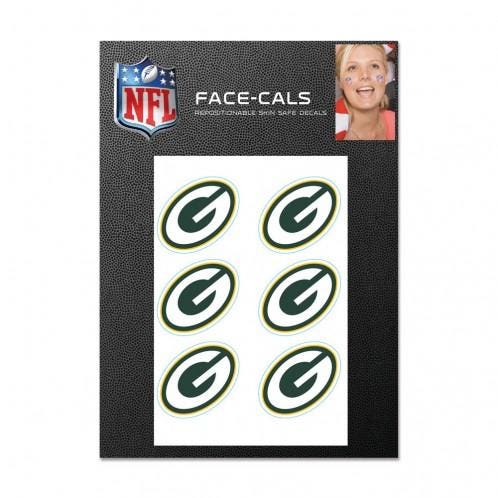 Green Bay Packers Face Cals Tattoos