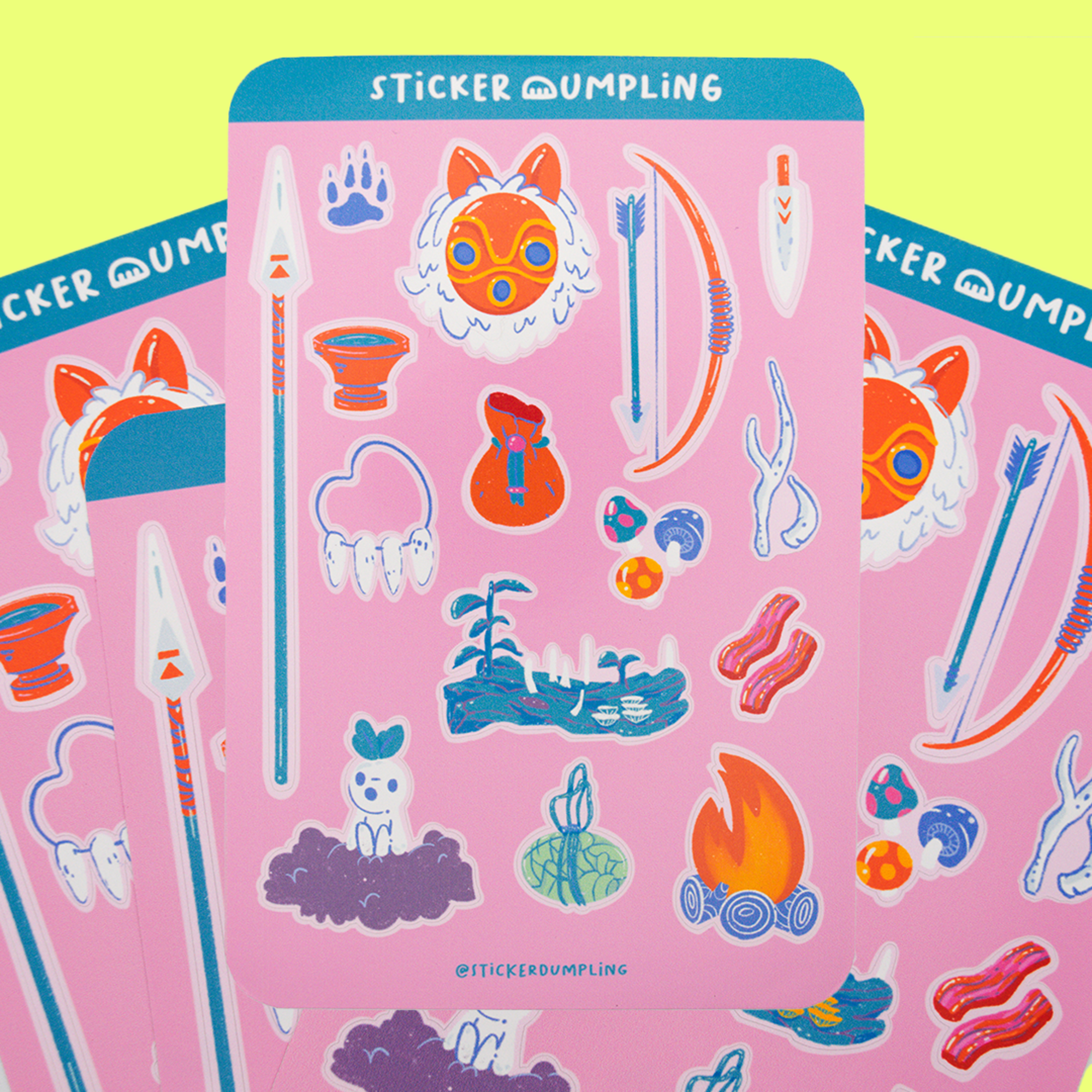Princess Survival Camp Sticker Sheet