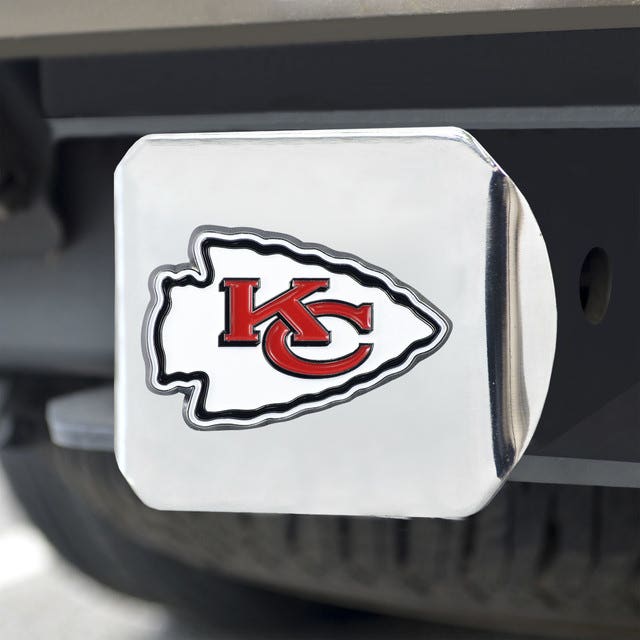 Kansas City Chiefs Chrome Hitch Cover