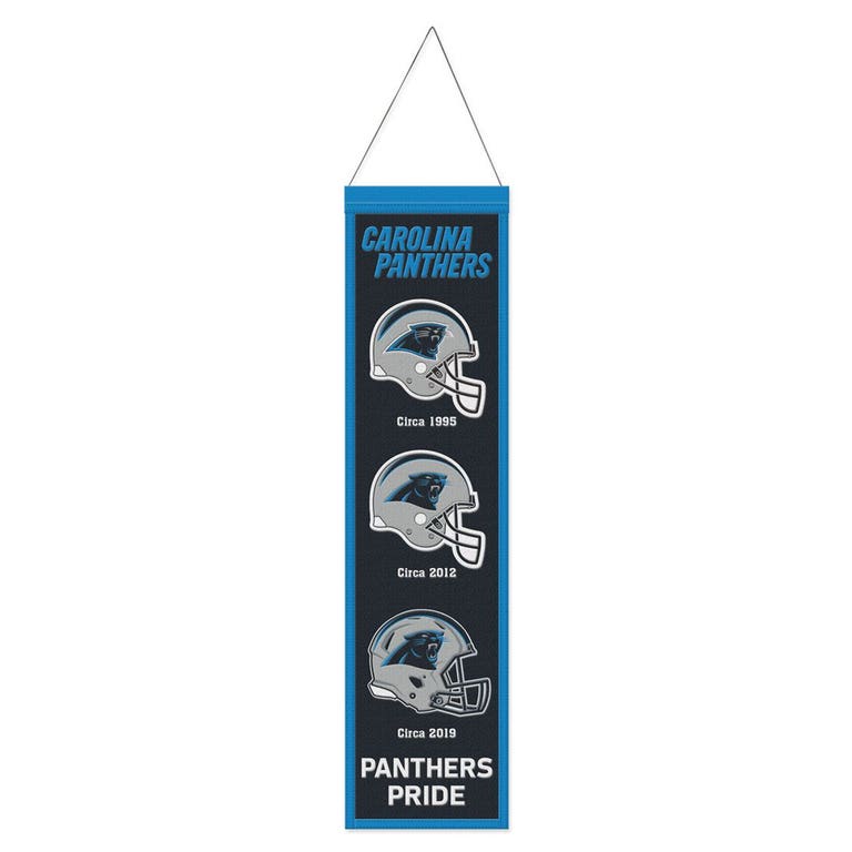 Carolina Panthers Wool Evolution Banner 8x32"