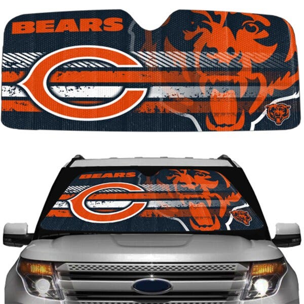 Chicago Bears Auto Sun Shade 59x27"
