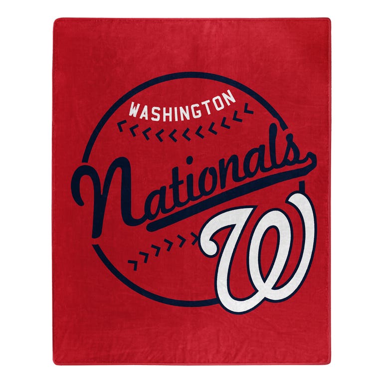 Washington Nationals Moonshot Design Raschel Blanket