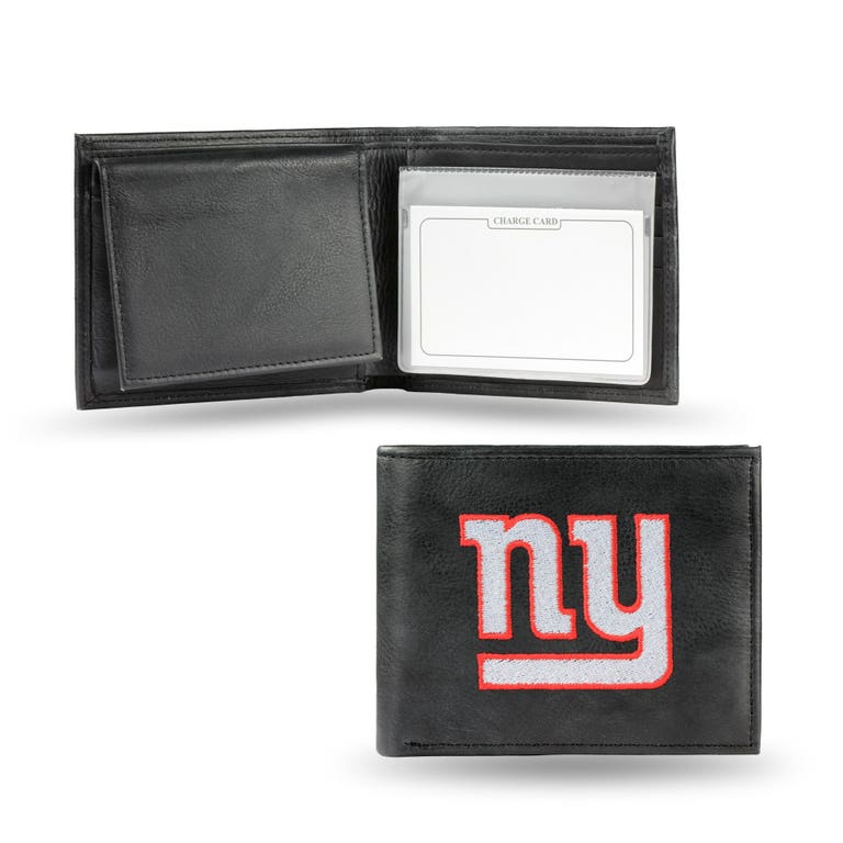 New York Giants Embroidered Leather Bi-Fold Wallet