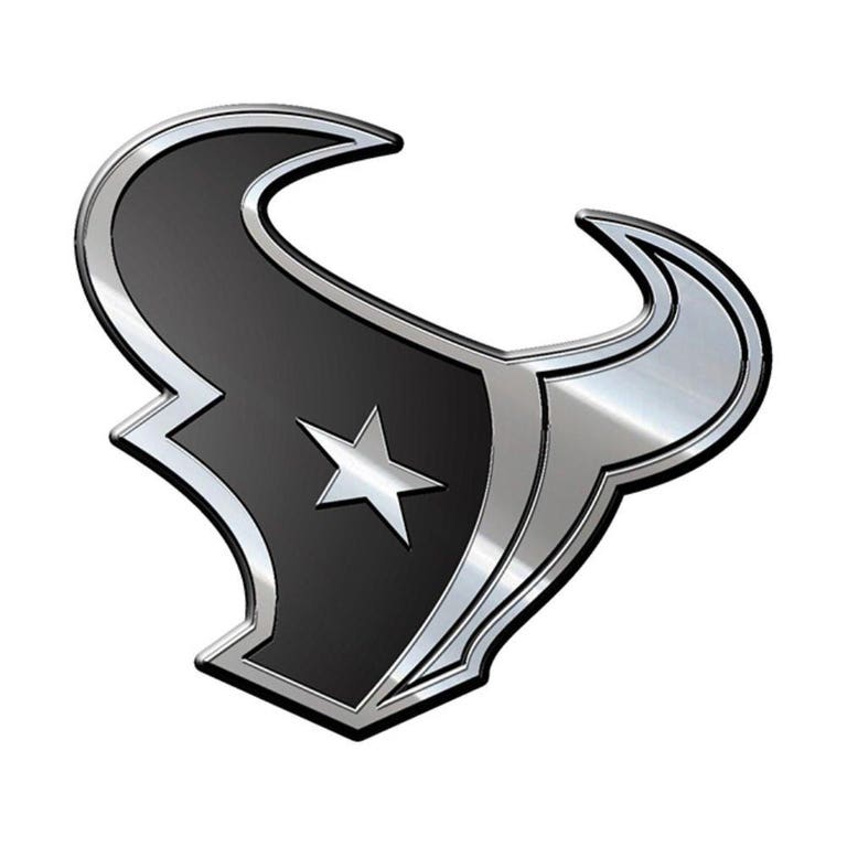 Houston Texans Premium Metal Auto Emblem