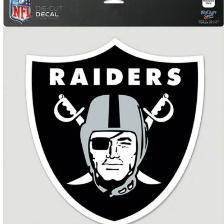 Las Vegas Raiders Perfect Cut Decal 8x8"