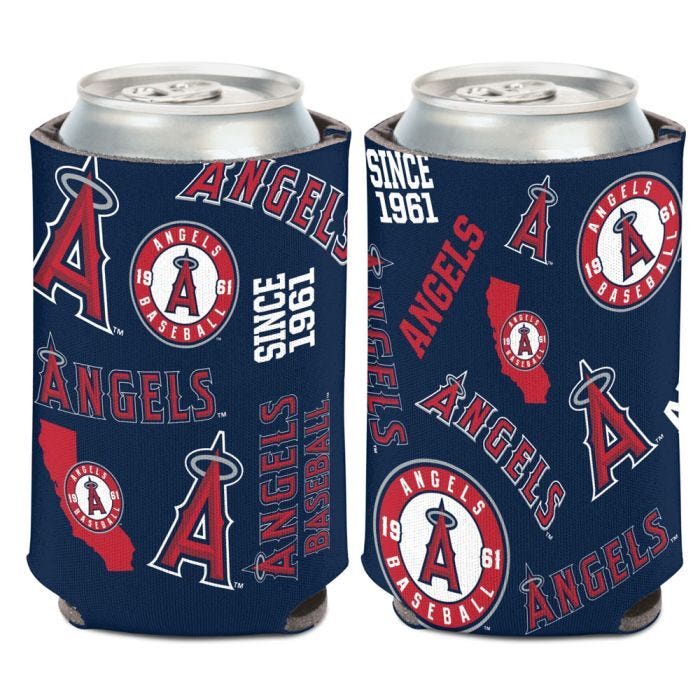 Los Angeles Angels Scatterprint Can Cooler