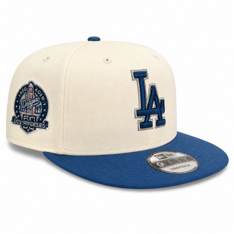 Los Angeles Dodgers Natural/Royal New Era 9FIFTY 60th Anniversary Snapback Hat