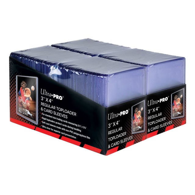 Ultra Pro Card Toploaders Box with Soft Sleeves 200ct