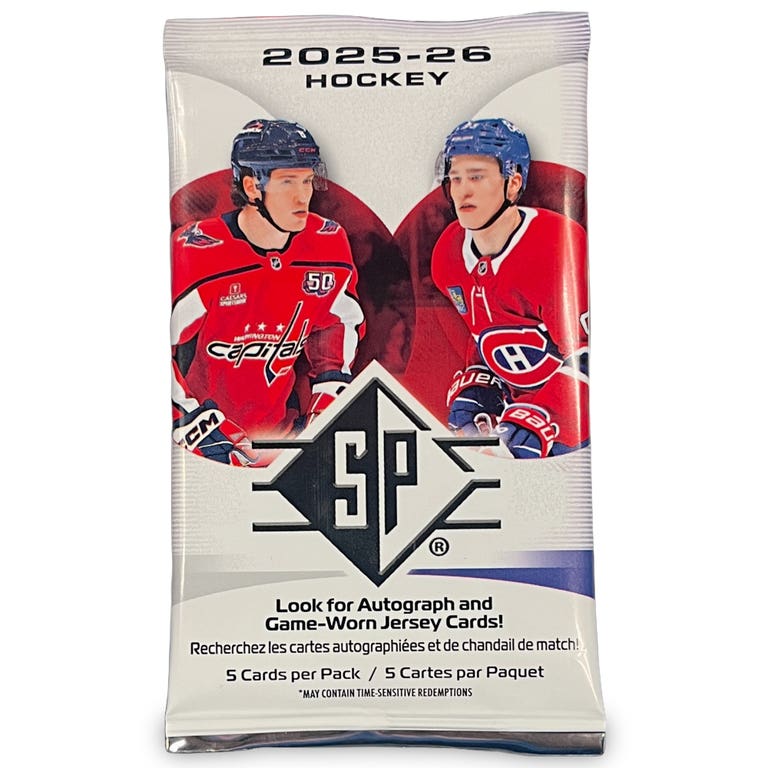 2025/26 Upper Deck SP Hockey Pack