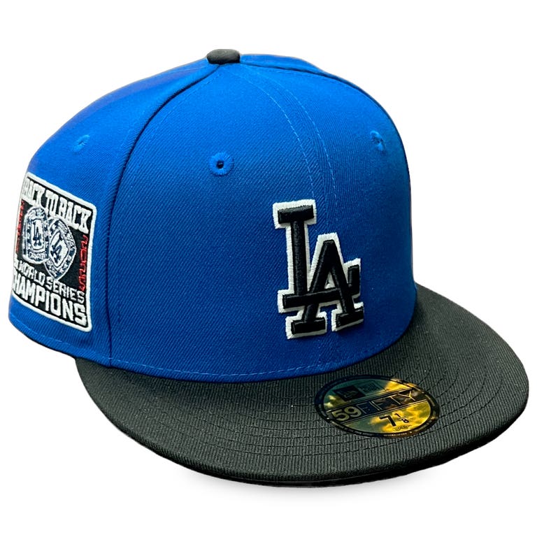 Los Angeles Dodgers 2024-25 World Series Champions Era 59FIFTY Royal/Black 9X Fitted Hat