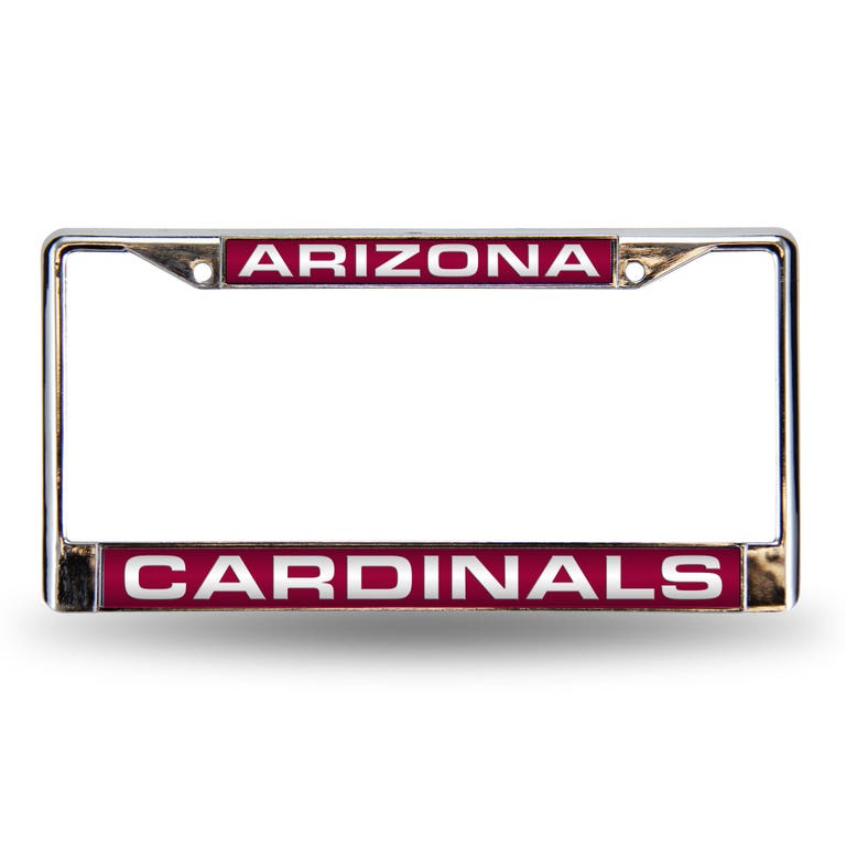 Arizona Cardinals Laser Chrome License Plate Frame