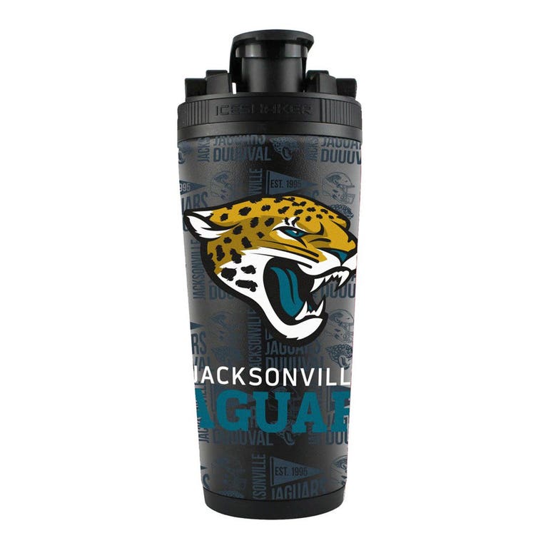 Jacksonville Jaguars 4D Stainless Steel Ice Shaker 26oz