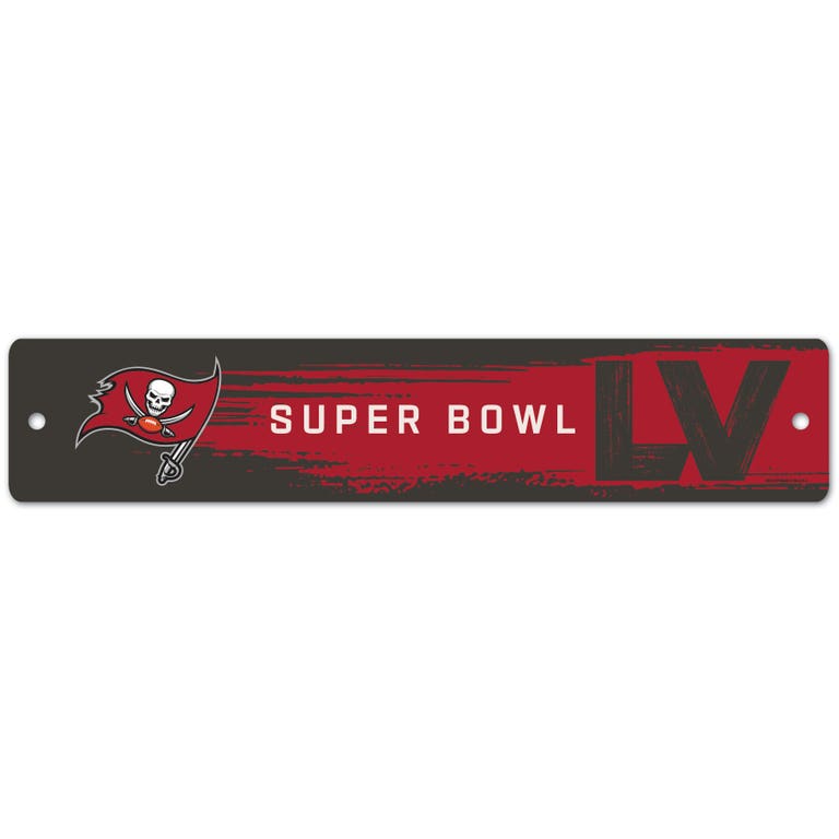 Tampa Bay Buccaneers Super Bowl LV Street Sign