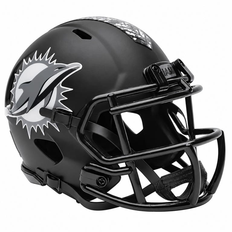 Miami Dolphins 2026 Riddell Salute to Service Mini Helmet