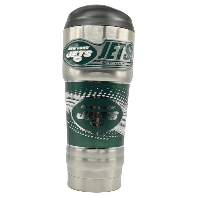 New York Jets Metallic Travel Mug