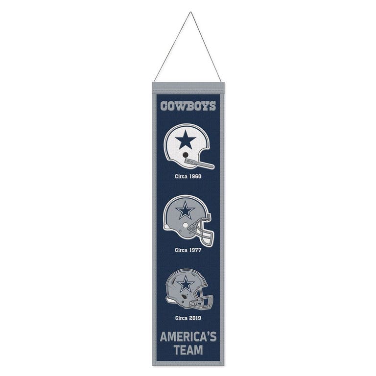 Dallas Cowboys Wool Evolution Banner 8x32"