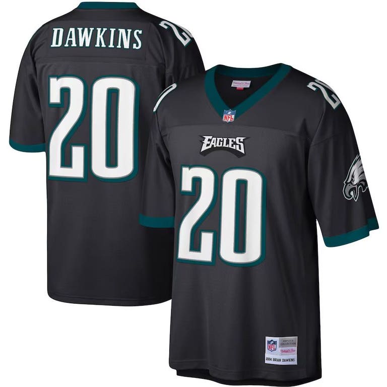 Philadelphia Eagles 2004 Brian Westbrook #36 Black Mitchell and Ness Jersey