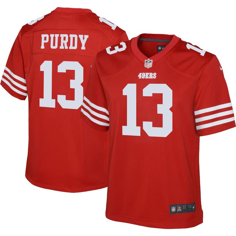 San Francisco 49ers Brock Purdy #13 Kids Nike Home Jersey
