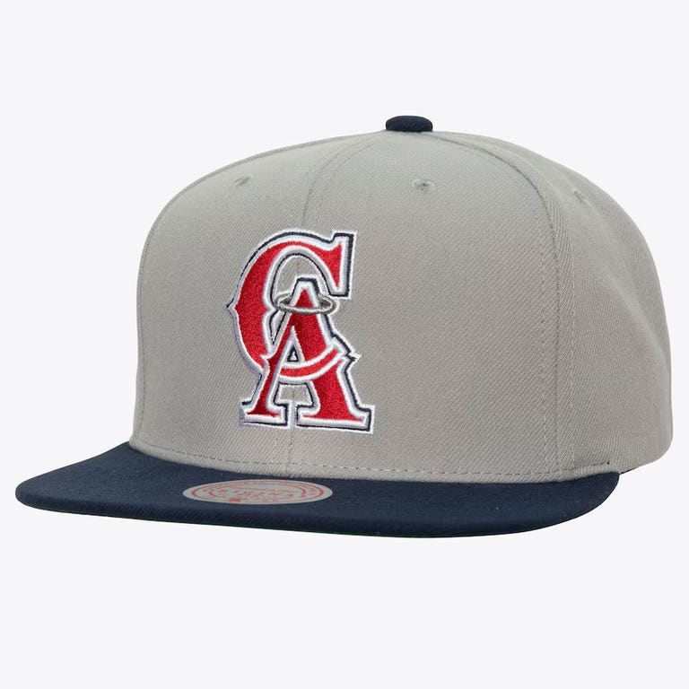 California Angels 1993 Away Mitchell and Ness Cooperstown Snapback Hat